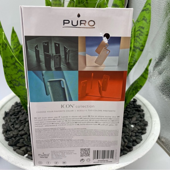 PURO Italian Style ICON Soft+Microfibre Inside iPhone 11 PRO MAX in Dark Green - Picture 4 of 5